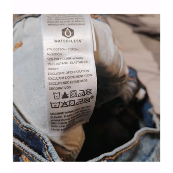 Denizen from Levi's Classic Blue Slim Straight Jeans - Picture 4 of 11